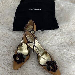 Dolce & Gabbana Sexy Heels  with Floral Detail